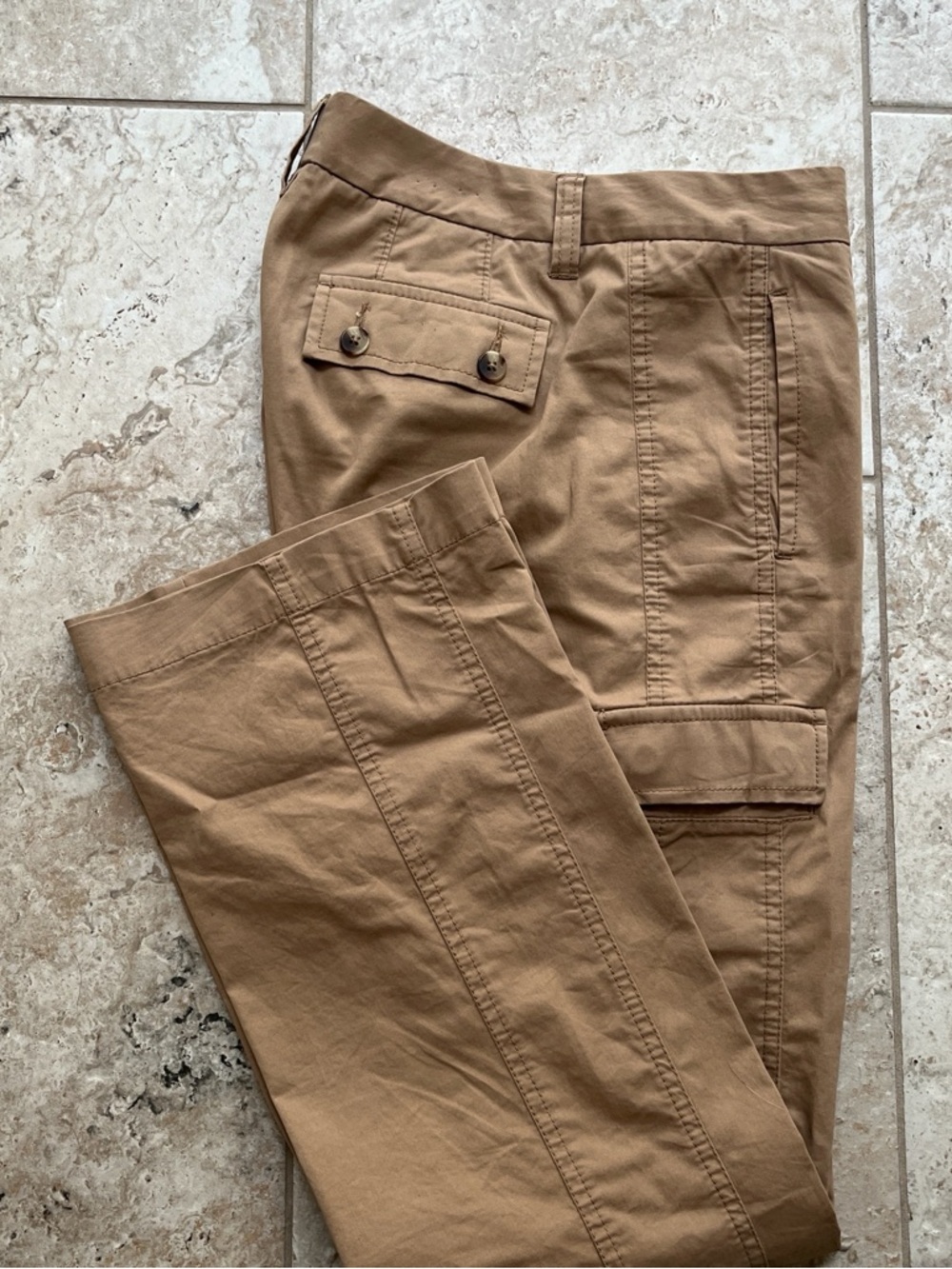 Old Navy Y2K Low Rise Bootcut Pants - Tan Stretch Flare - Women’s Sz 2